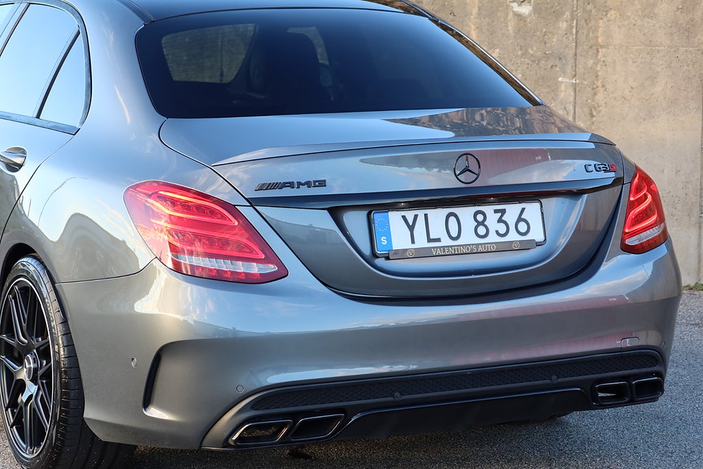 Mercedes-Benz C63 S AMG Speedshift MCT Pano 360° Burmester 600hk Sv-såld
