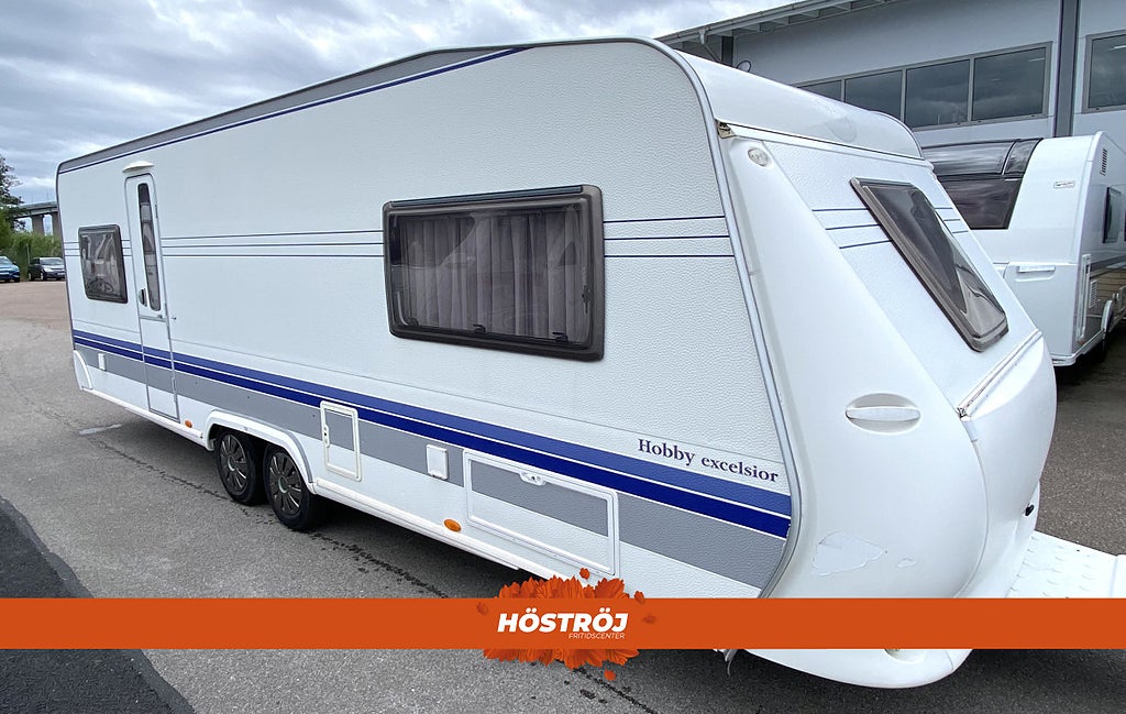 Hobby 610 UF Excelsior. AC / Isabella Tält.   .