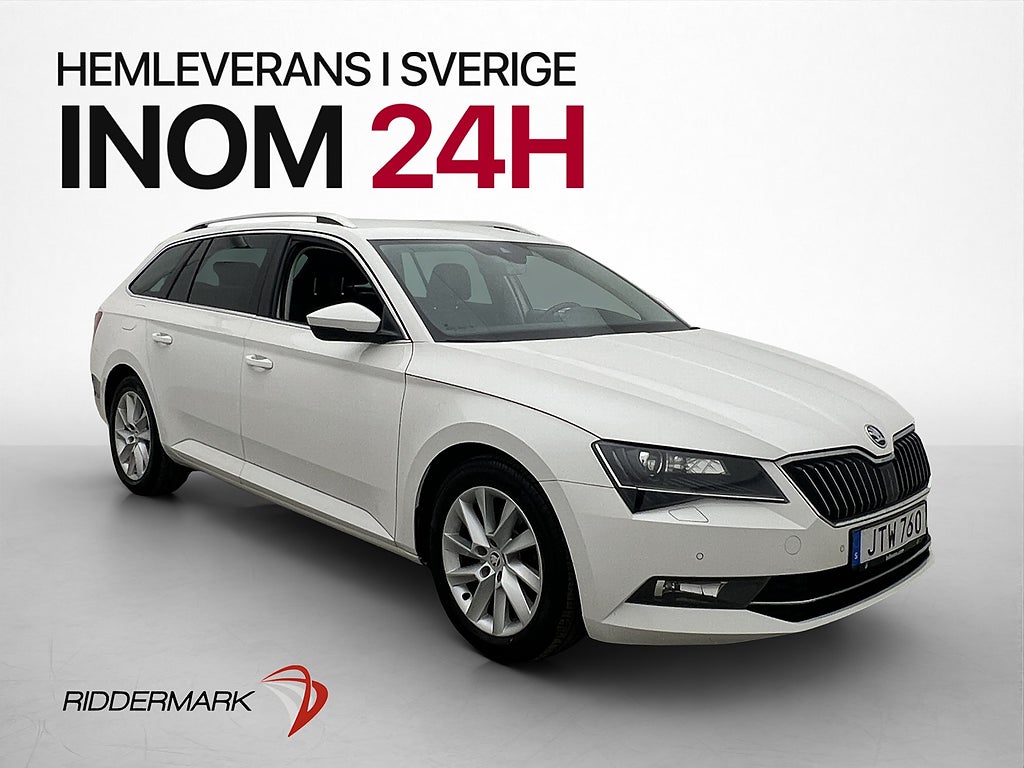 Skoda Superb 2.0 TDI 4x4 Business Kamera Drag Canton Värmare
