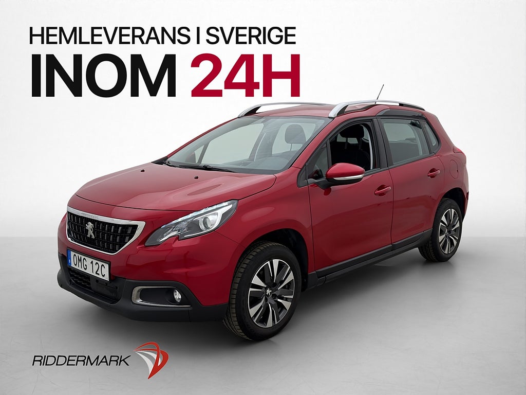 Peugeot 2008 1.2 PureTech 83hk Sensorer CarPlay Farthållare
