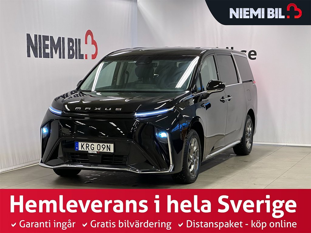Maxus MIFA9 90kWh 245hk Premium 360/Pano/7 sits/565km Range