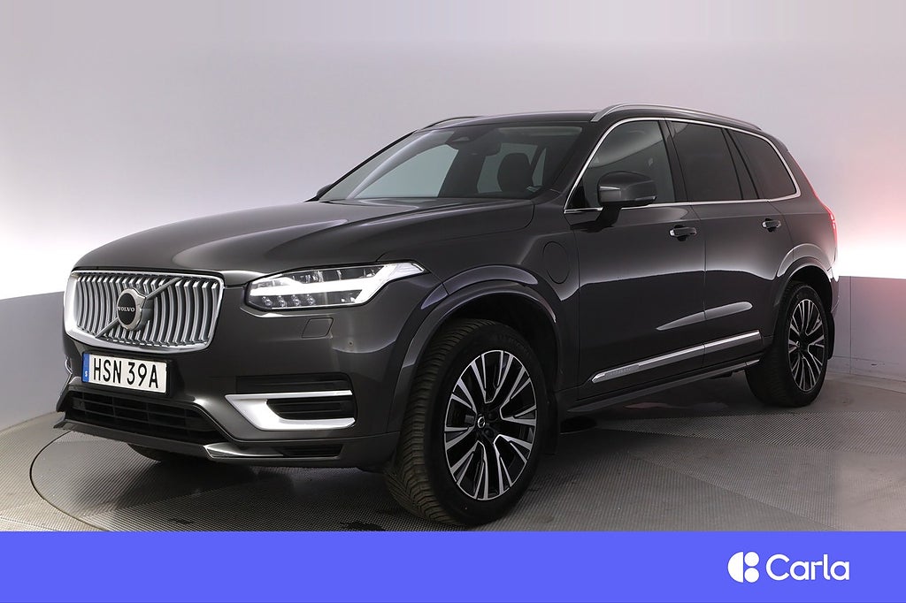 Volvo XC90 7-sits Recharge T8 AWD Plus Bright Läder H/K Drag