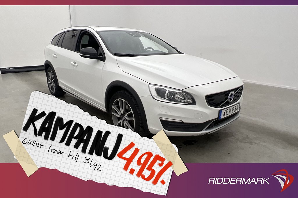 Volvo V60 Cross Country D4 Summum Taklucka Skin 4,95% Ränta