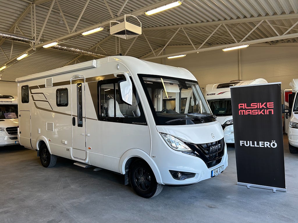 Hymer B 580 / Vårmässa 20–22 mars – Påfyllt lager!