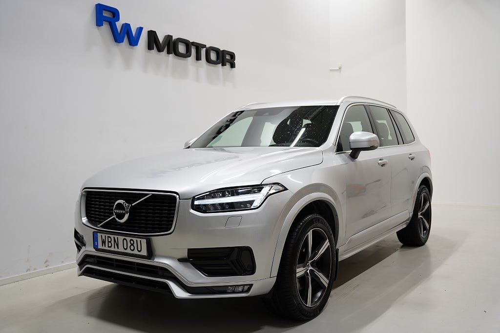 Volvo XC90 T5 AWD 250hk R-Design 7 sits B-kamera VOC RÄNTA 2,95%