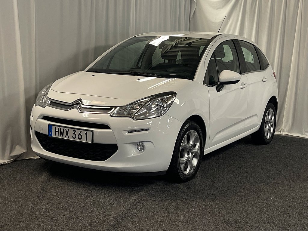 Citroën C3 1.2 VTi , låga mil, 1 brukare