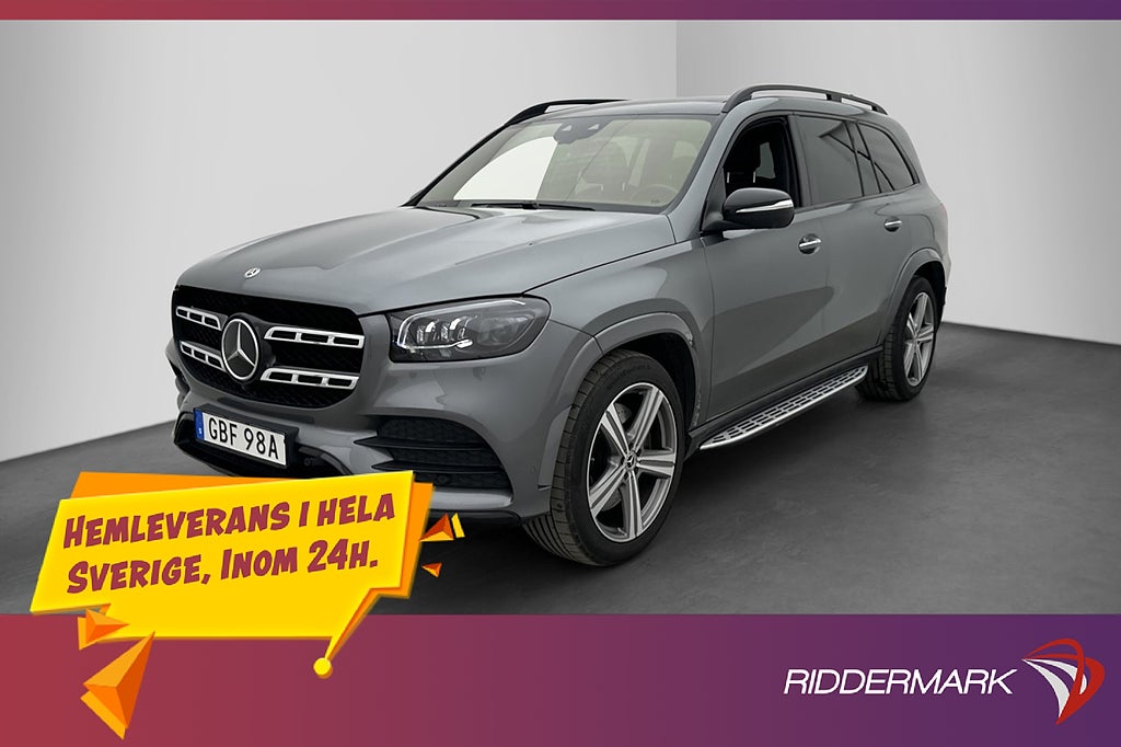 Mercedes-Benz GLS 400 d 4M AMG 7-Sits Panorama Burmester