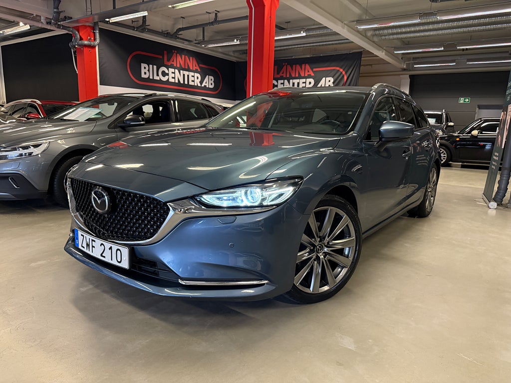 Mazda 6 Wagon 2.5 Aut Optimum BOSE Navi 360 HUD M-värmare SoV