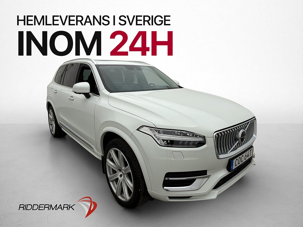 Volvo XC90 T8 AWD Inscription 7-Sits Värmare H/K Pano 360°