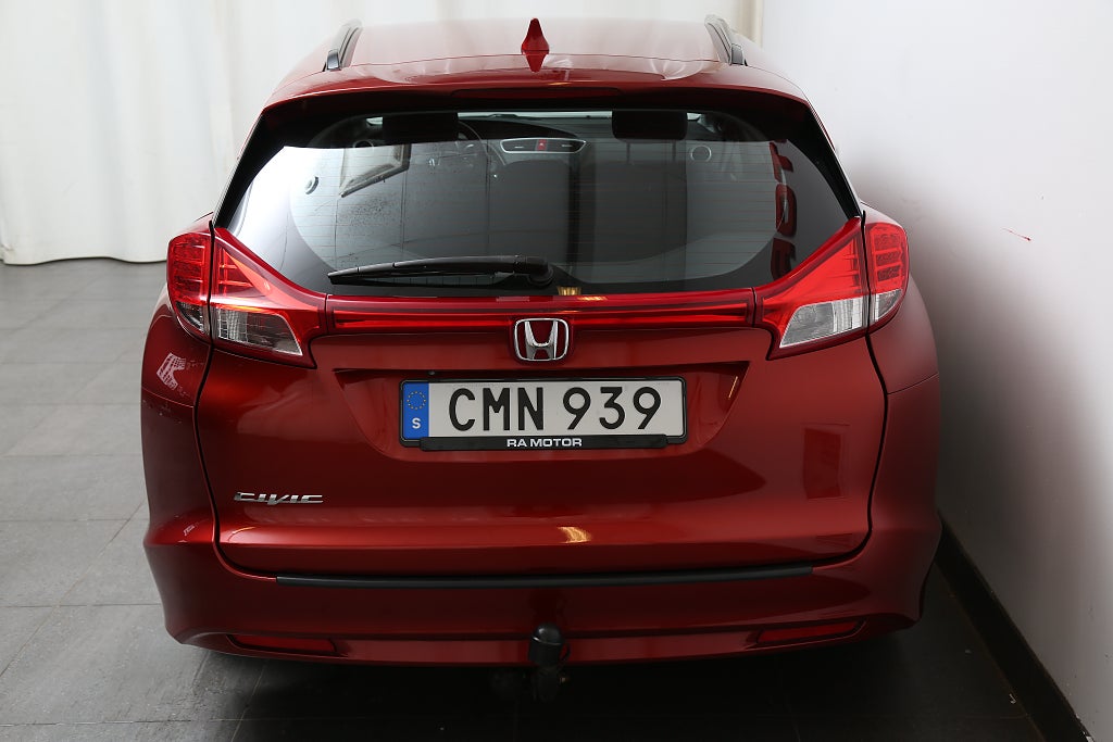 Honda Civic Tourer 1,6 i-DTEC 120hk Sport Motorv Drag 2014