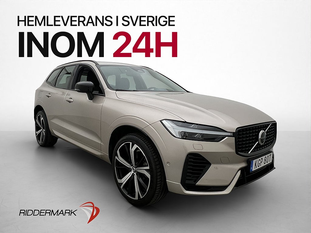 Volvo XC60 T6 AWD 350 Ultimate Pano 360° H/K Värm HuD Drag