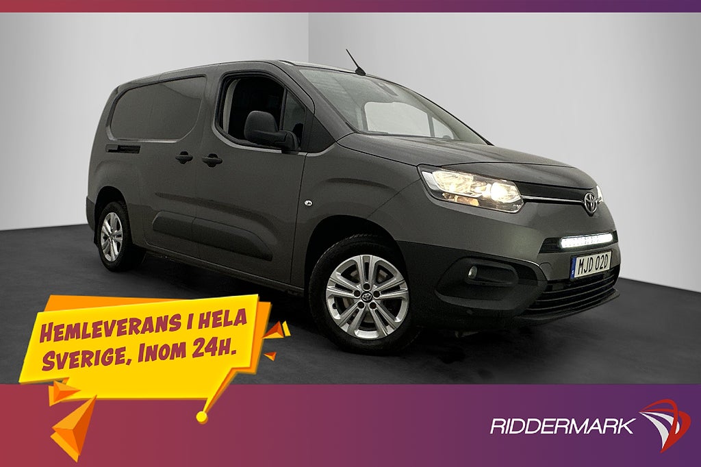 Toyota proace-city L2 1.2 Värmare Drag 2xDörr CARPLAY Kamera