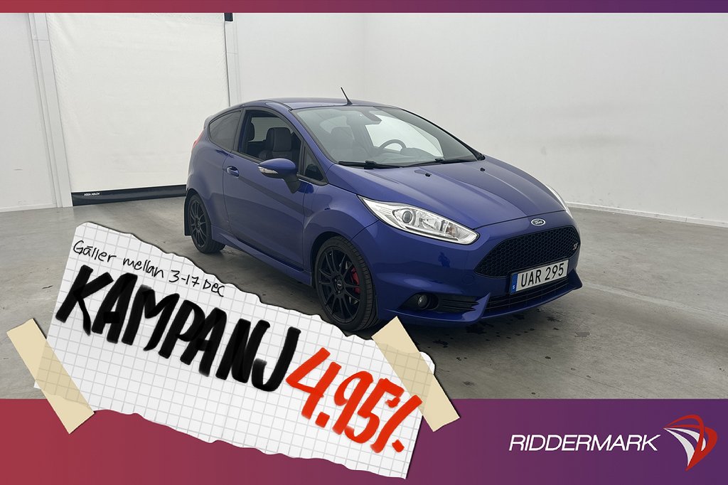 Ford Fiesta ST 3-dörrar 182hk ST-2 Recarostol 4,95% Ränta