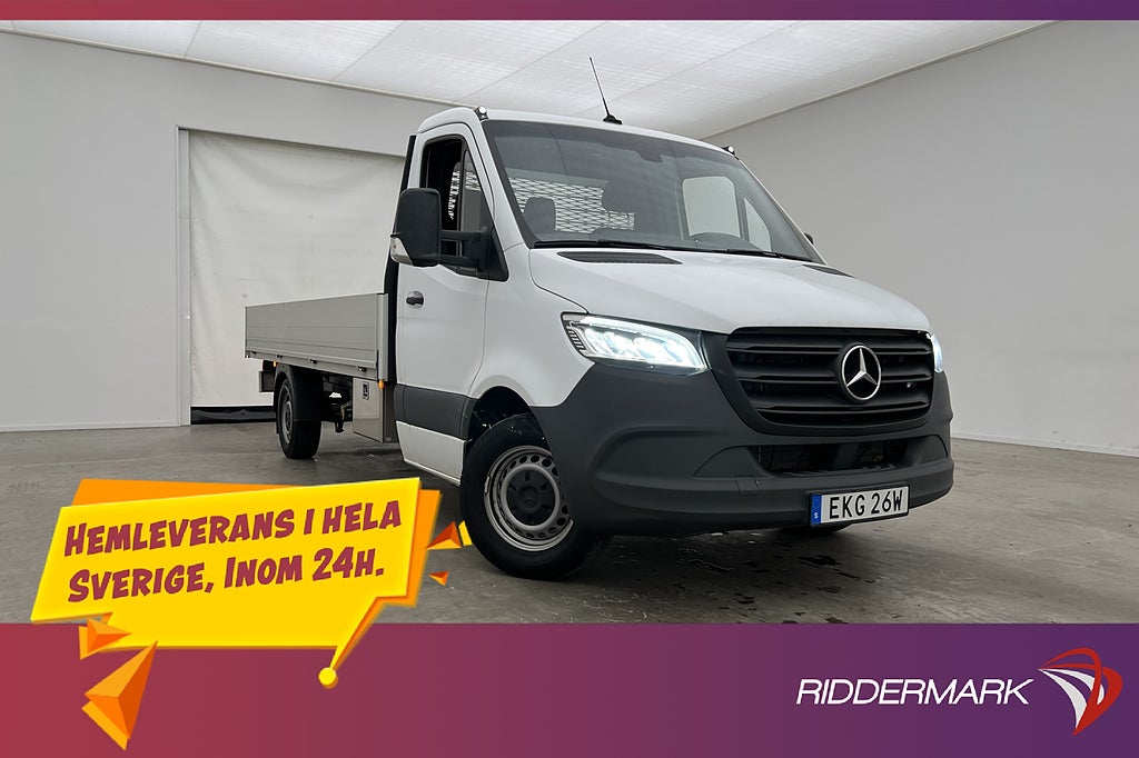 Mercedes-Benz Sprinter Flakbil 317CDI Värm Drag CARPLAY Moms