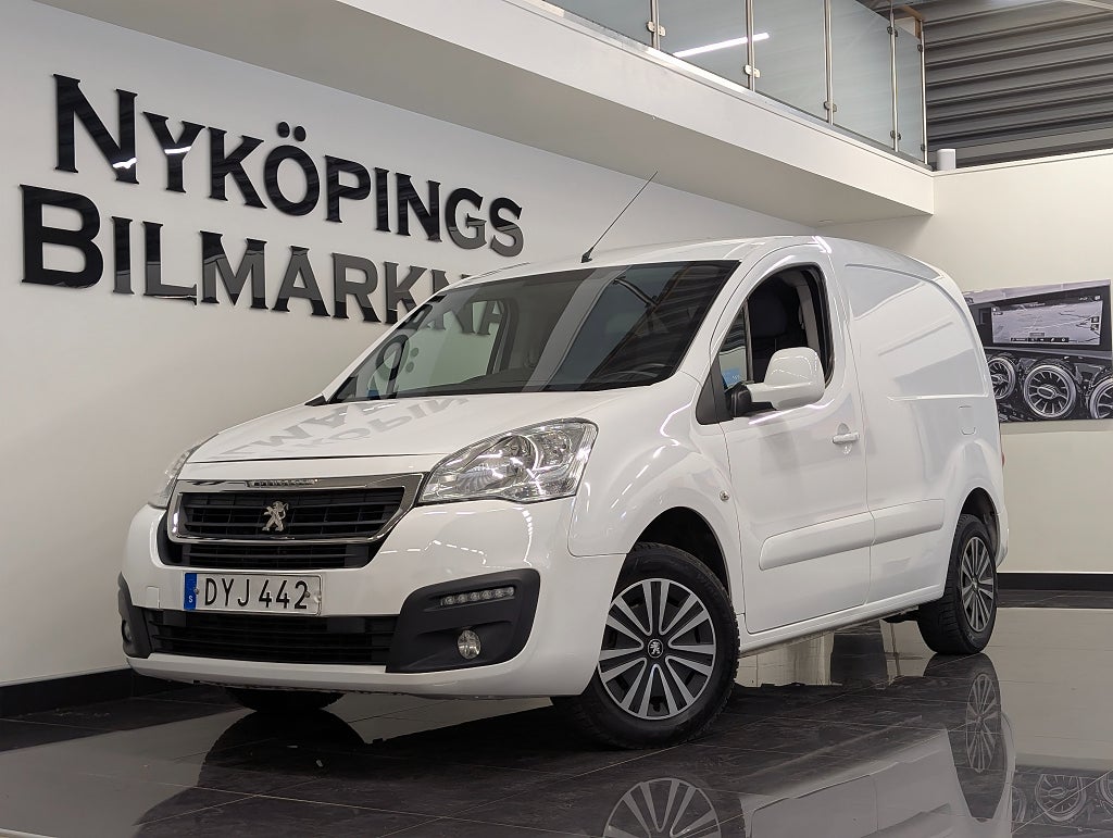 Peugeot Partner 1.6 BlueHDi EGS Euro 6 | Dragkrok | Kamrem nybytt