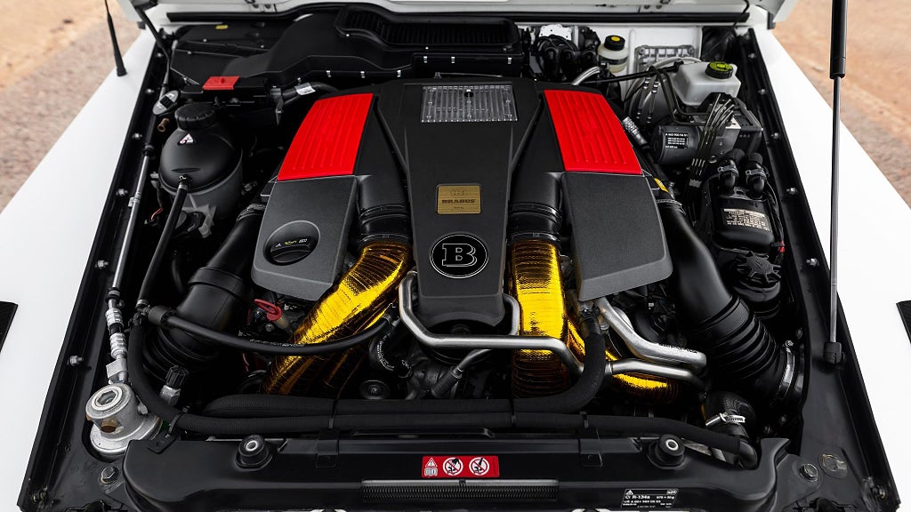 Brabus har fixat till Mercedes-Benz G63 så att den levererar 700 hästkrafter. Foto: Bring a trailer