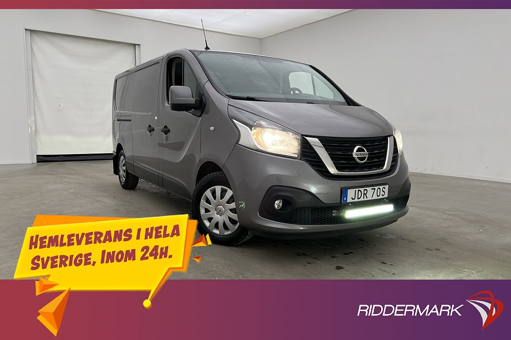 Nissan NV300 L2 145hk Värmare Drag PDC 3-Sits Farthållare