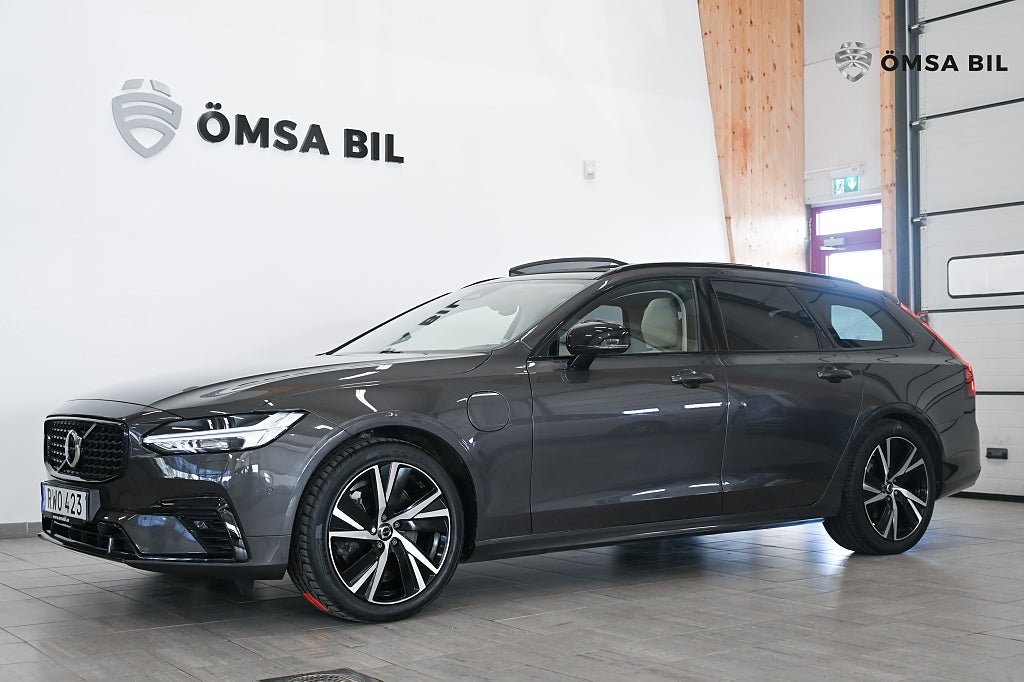 Volvo V90 Recharge T8 AWD Ultimate Dark Panorama HuD H/K 456hk