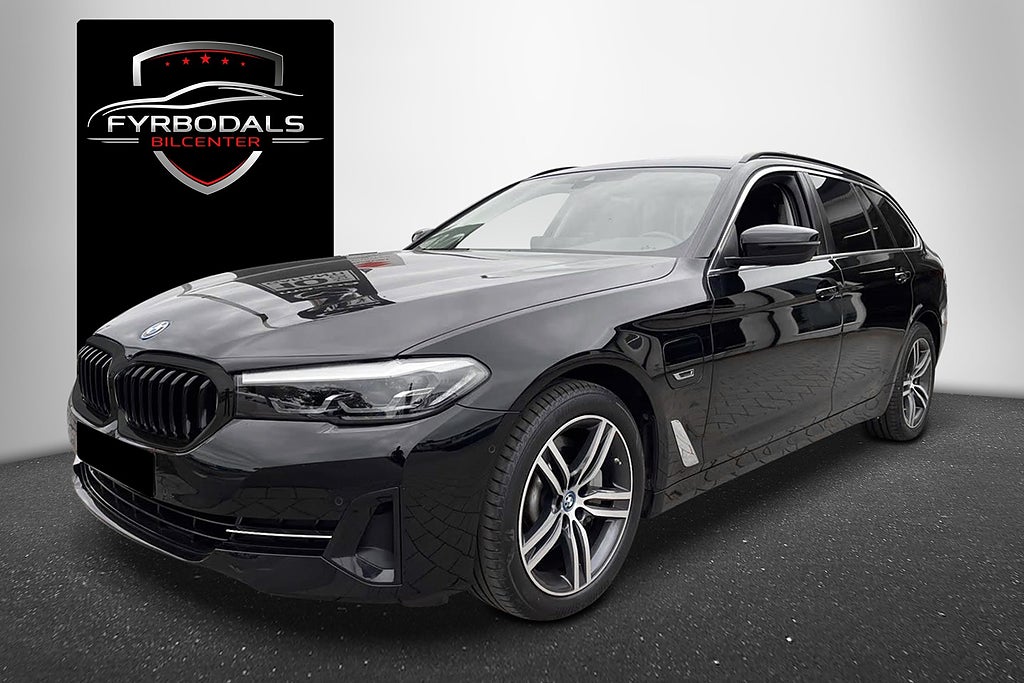 BMW 530e Touring 292hk G31 LCI Kamera Rattvärme Drag 2096kr/mån