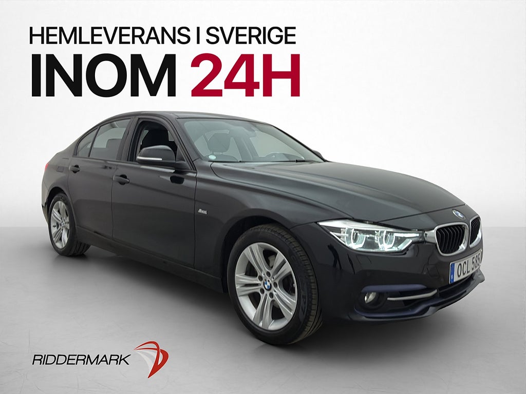 BMW 320 i 184hk Sport line Rattvärme P-Sensorer En-Brukare