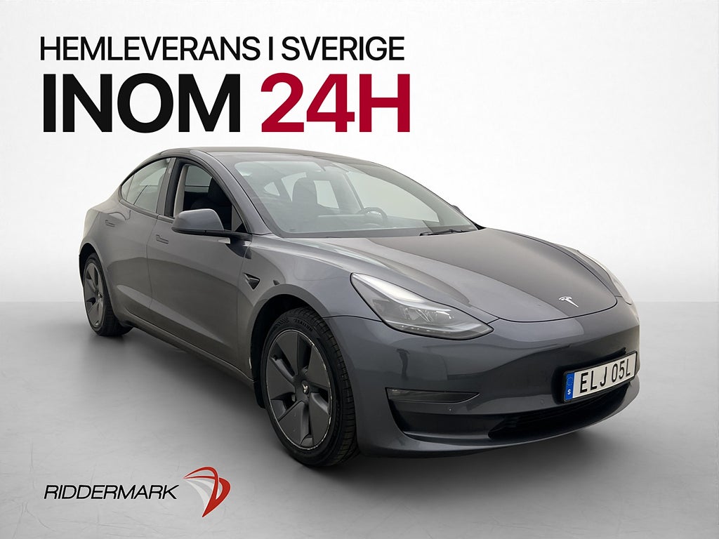 Tesla Model 3 Long Range AWD Svensksåld Panorama
