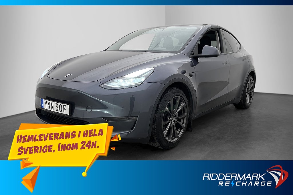 Tesla Model Y Long Range AWD Autopilot Pano Svensksåld MOMS