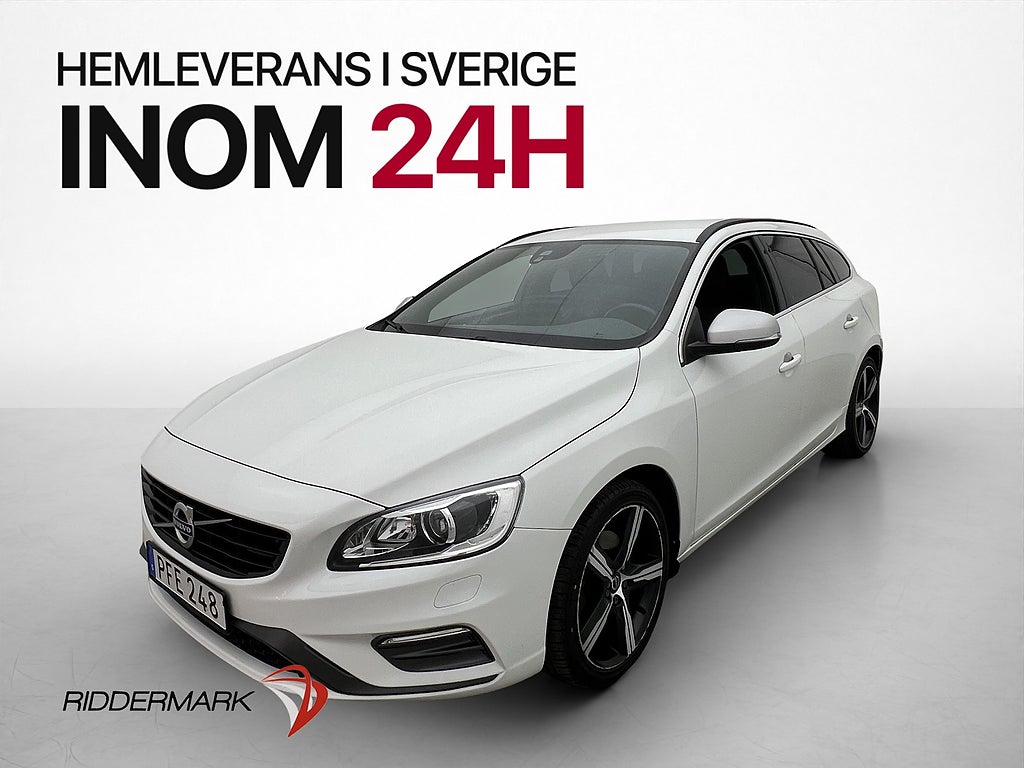 Volvo V60 D2 R-Design Värmare P-Sensorer Halvskinn Rattvärme