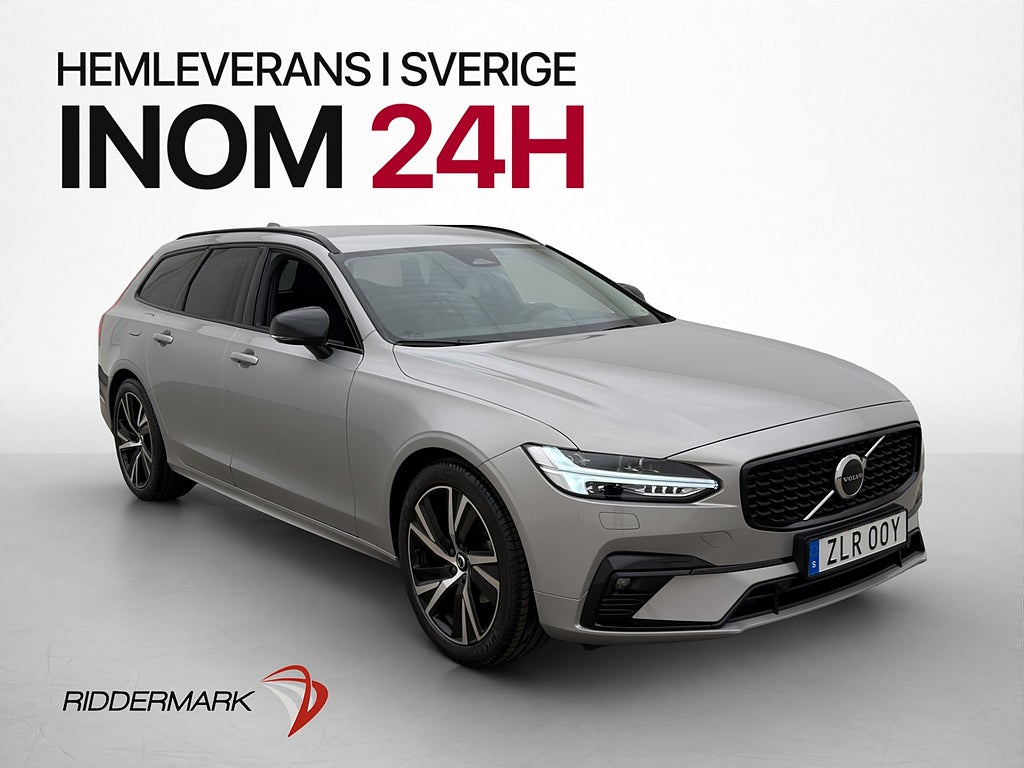 Volvo V90 B4 Plus Dark Värmare Kamera Navi Skinn Elstol Drag
