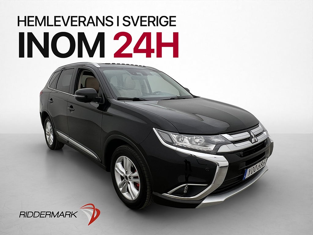 Mitsubishi Outlander 2.2 150hk Business 7-Sits 360° Rattvärm