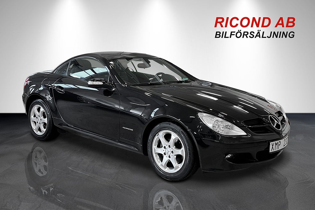 Mercedes-Benz SLK 200 Kompressor Cab Läder Lågmil Svensksåld Fullservad