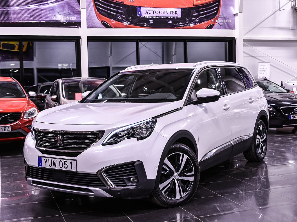 Peugeot 5008 1.2 PureTech 130 EAT Euro 6|7 Sits| Kamera 360|Dragkrok