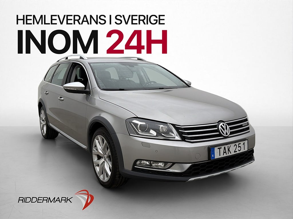Volkswagen Passat Alltrack 2.0 177hk 4M Värmare Kamera Drag