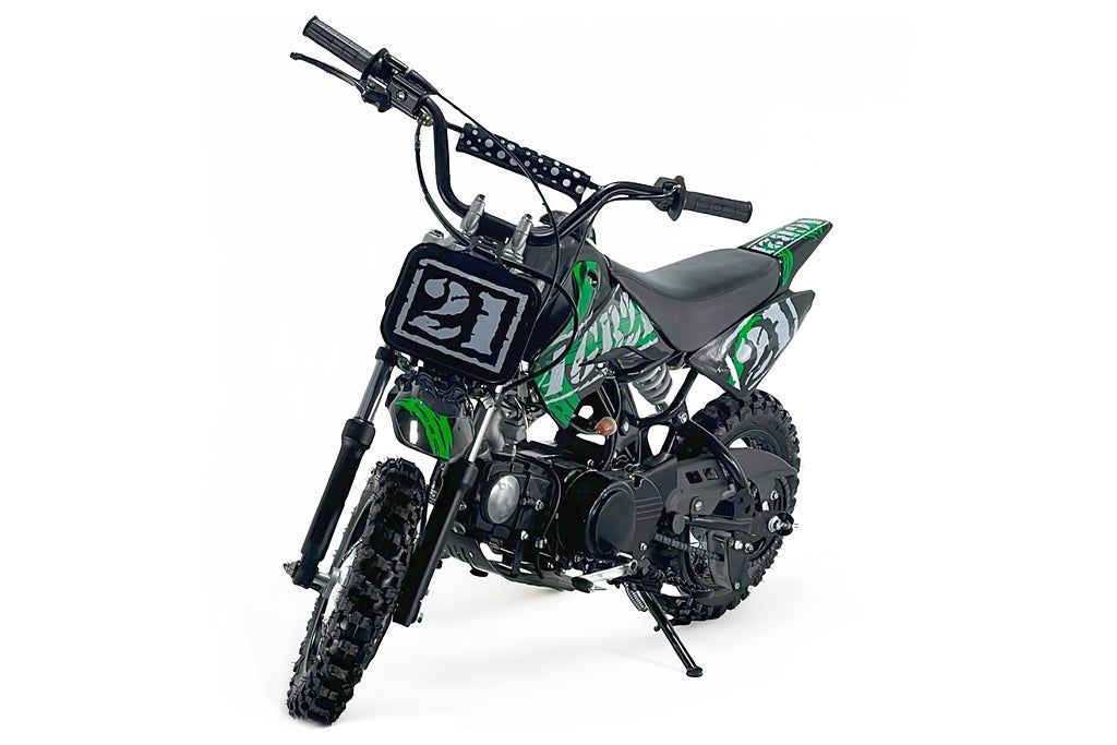 Dirtbike AGB 21 Grön barncross 70cc 
