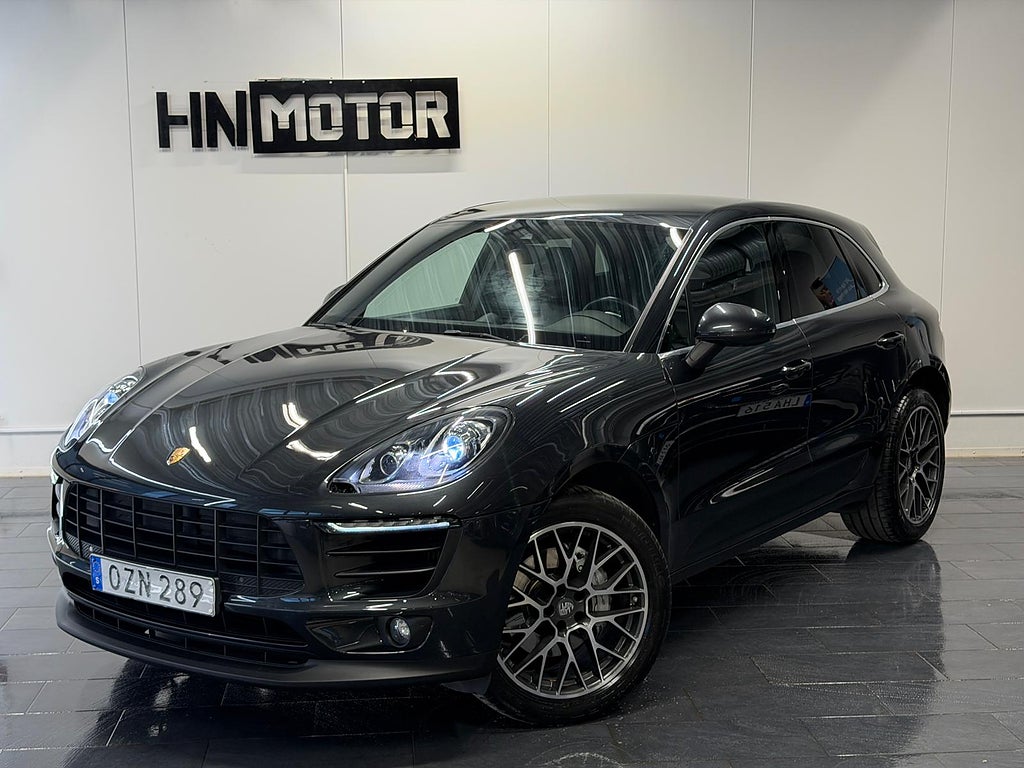 Porsche Macan S PDK Sport Chrono |NAVI|18Väg|BKam|Klocka|PDC|