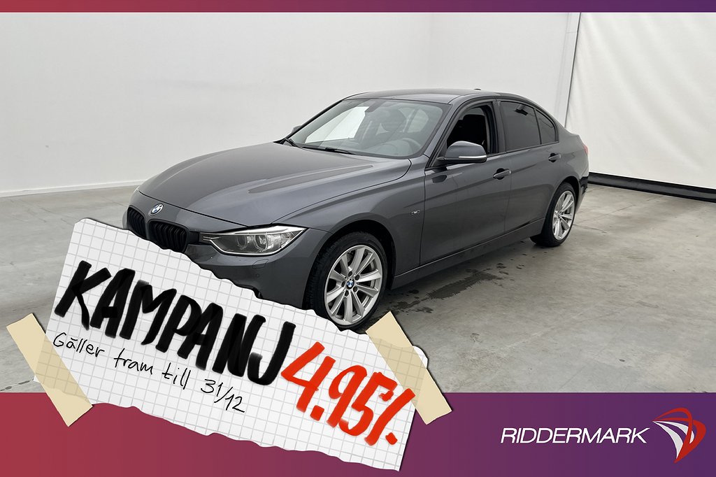 BMW 330 d xDrive 258hk Sport Line M-Ratt HiFi S 4,95% Ränta