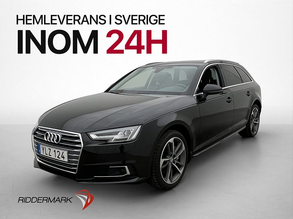 Audi A4 2.0 TDI 190hk Quattro D-Värmare Drag Adaptiv fart