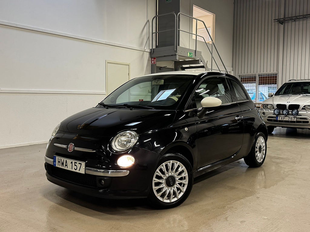 Fiat 500 1.2 8V Lounge Euro 6 69hk 2016/UNIK