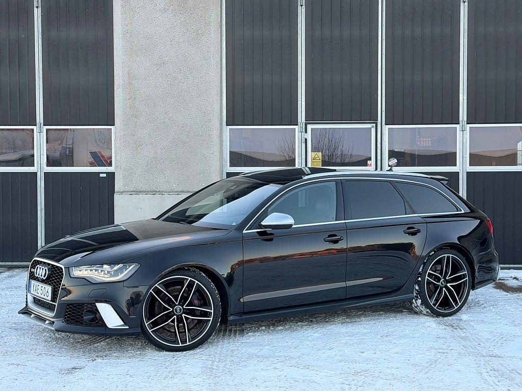 Audi RS6 Avant 4.0 TFSI V8 Q B&O Drag Luft Pano Matrix 360° kamera 