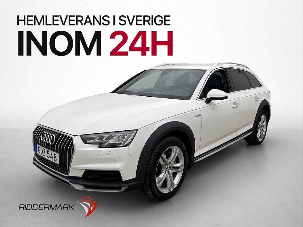 Audi A4 Allroad TDI Quattro Proline Dragkrok Cockpit Läder