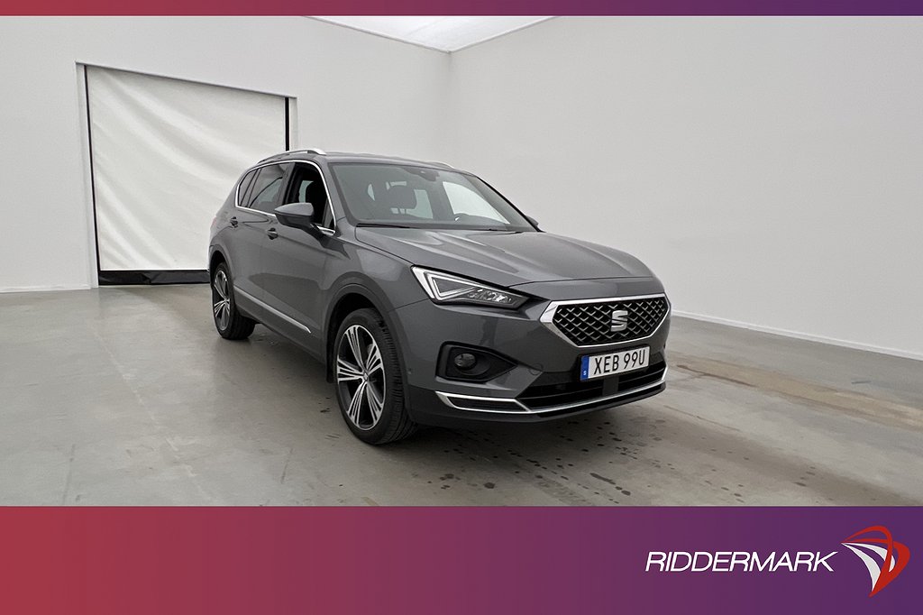 Seat Tarraco TSI 4D Xcellence 7-Sits Cockpit Värm Skinn Drag