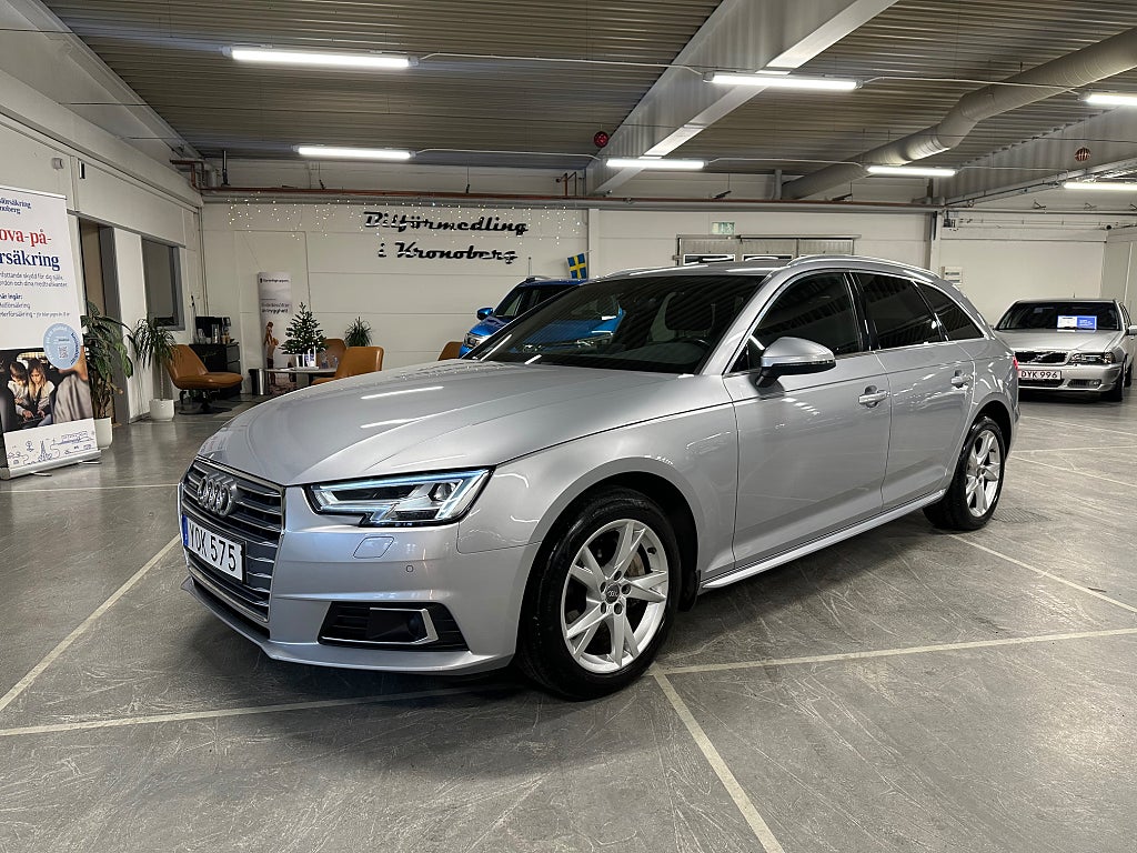 Audi A4 Avant 2.0 TDI quattro Proline, Sport Värmare Dragkrok Adaptiv