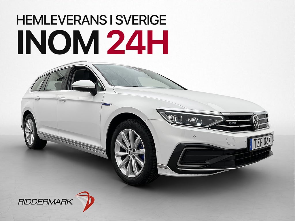 Volkswagen Passat GTE 1.4 TSI 218hk Kamera Drag CarPlay Navi