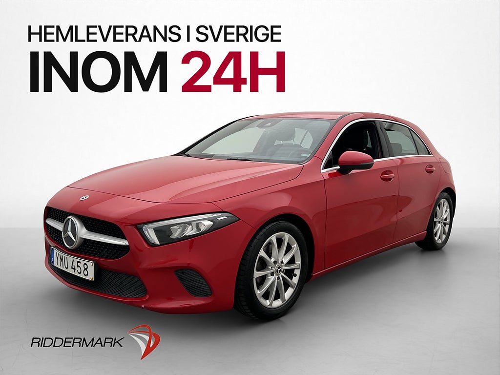 Mercedes-Benz A200 163hk Progressive Line Halvskinn B-Kamera