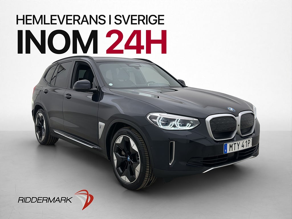 BMW iX3 286hk Pano 360° H/K Skinn HuD Drag CarPlay