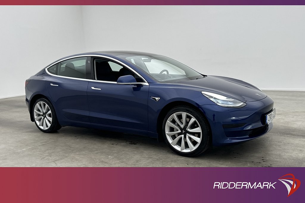 Tesla Model 3 Standard Range Plus Autopilot Panorama Sv.Såld