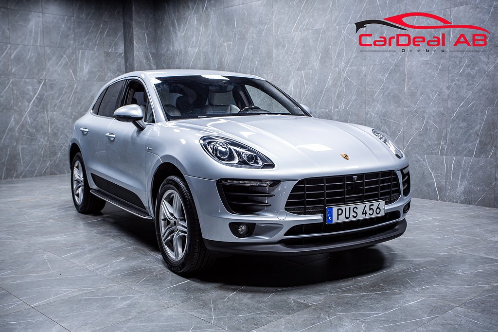 Porsche Macan S Diesel PDK 14-Vägstolar PASM Värmare PDLS+