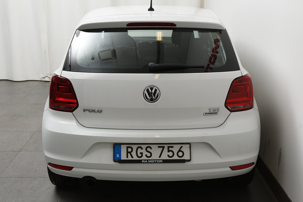 Volkswagen Polo 1,2 TSI 90hk Bluemotion 5D Bluetooth 2017