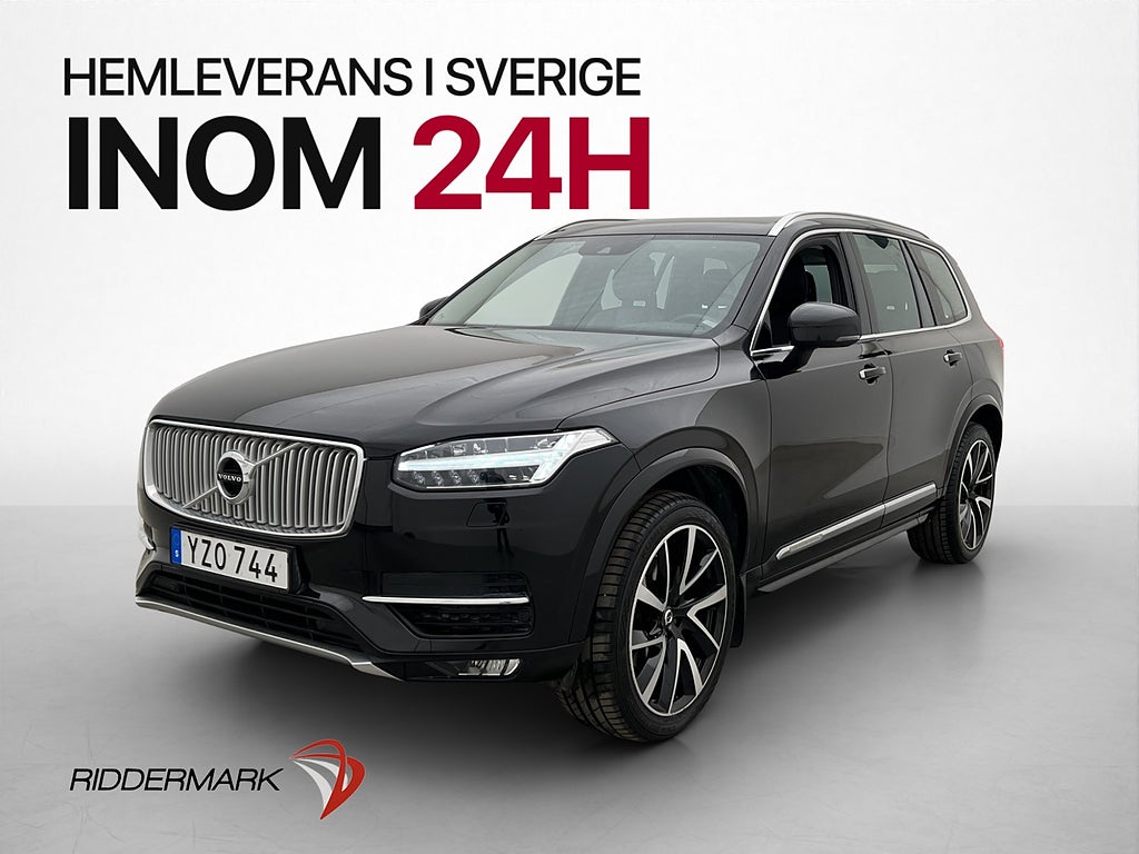 Volvo XC90 T5 AWD Inscription 7-Sits Skinn Värmare Kamera