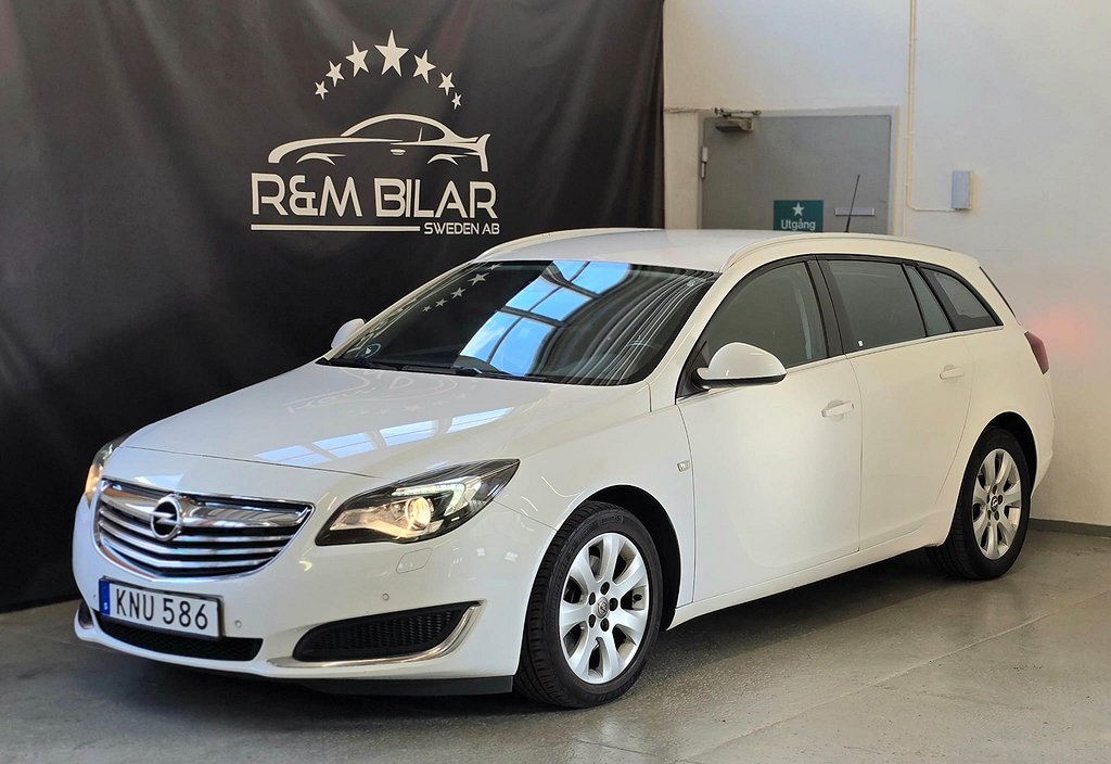 Opel Insignia 1-ägare, Ny Kamrem/Serv/Bes, Fram/Baksensorer