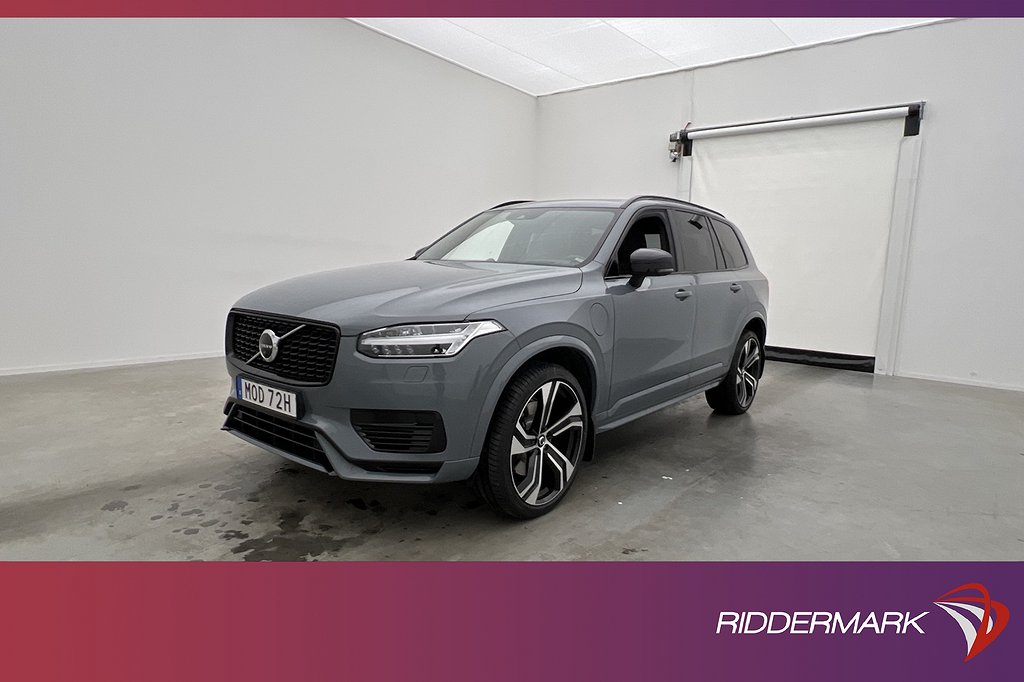 Volvo XC90 Recharge T8 AWD R-Design 7-sit Pano B&W Luft MOMS